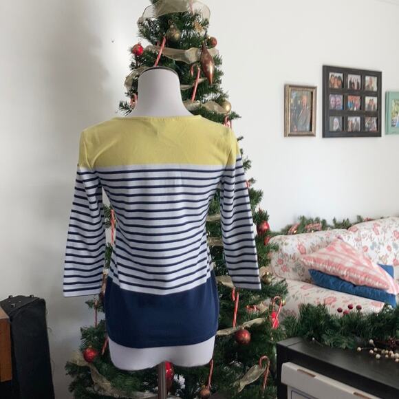 Karen Scott Striped Lightweight Sweater, Size PP - Picture 4 of 8